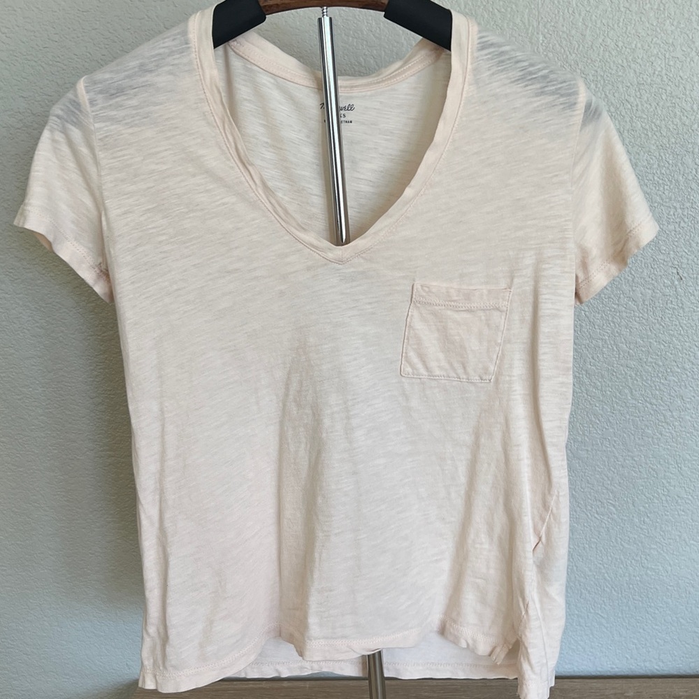 Madewell Peach Short Sleeve Tee